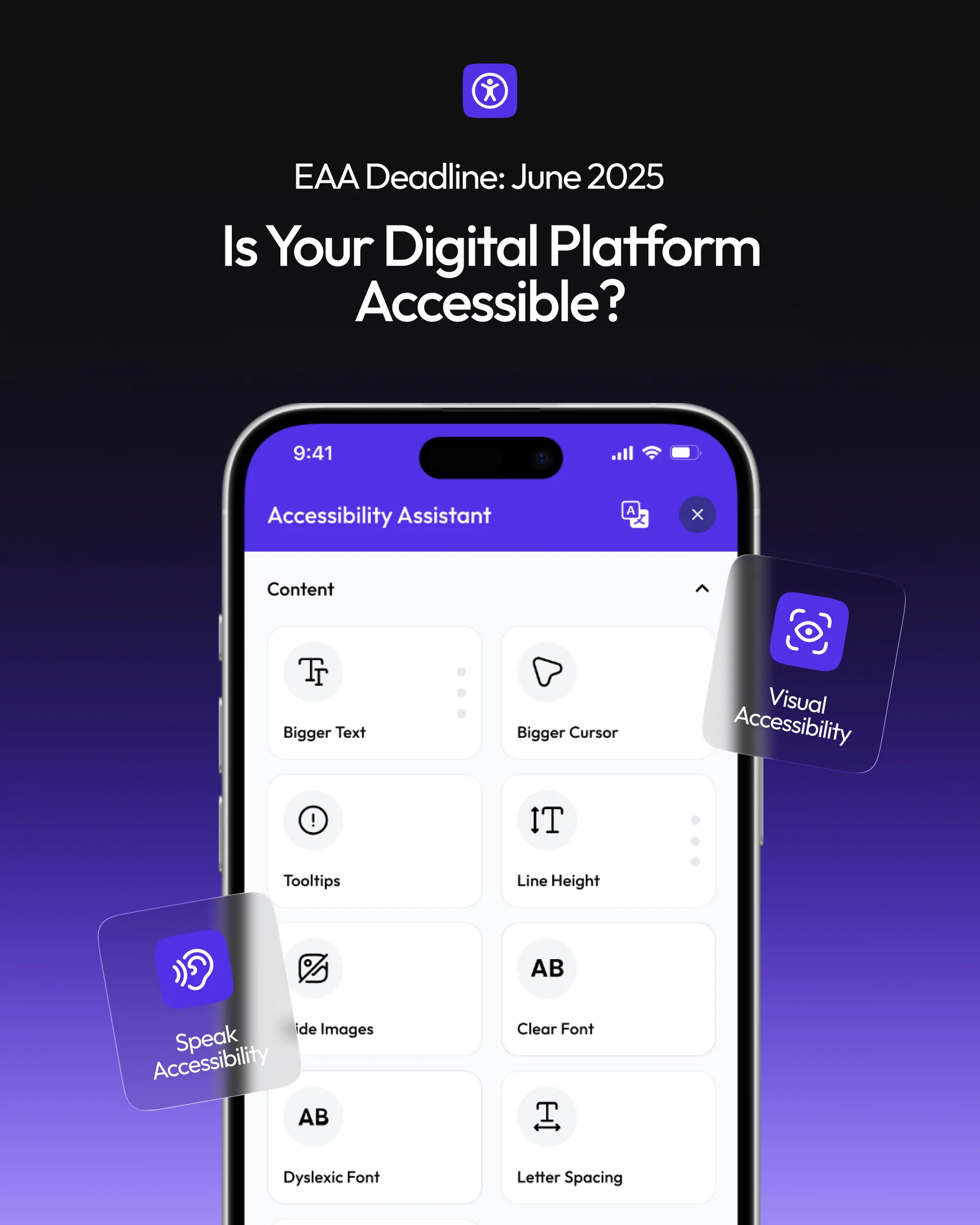 Virgosol gönderisi: “Is Your Digital Platform Accessible?”, telefonda erişilebilirlik asistanı